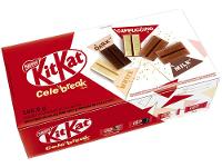 Waffer de Chocolate Kit Kat Chocolate Branco Meio Amargo Cappuccino e Ao Leite 185,6g Nestlé - 1
