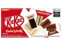Waffer de Chocolate Kit Kat Chocolate Branco Meio Amargo Cappuccino e Ao Leite 185,6g Nestlé - 3
