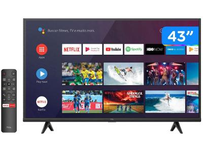 Smart TV 43” UHD 4K LED TCL 43P615 VA 60Hz