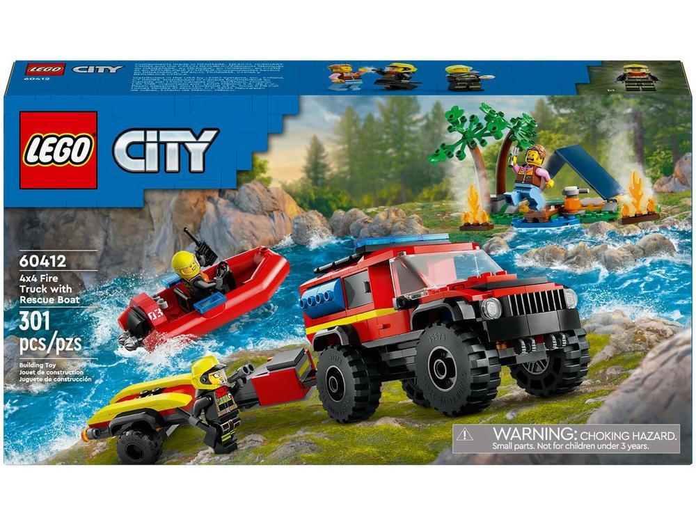 LEGO City Caminhão dos Bombeiros 4x4 com  - 2