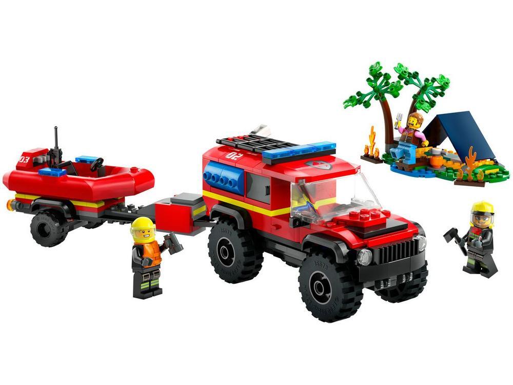 LEGO City Caminhão dos Bombeiros 4x4 com  - 3