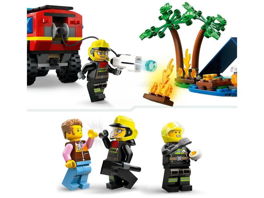 LEGO City Caminhão dos Bombeiros 4x4 com  - 7