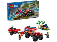 LEGO City Caminhão dos Bombeiros 4x4 com  - 1