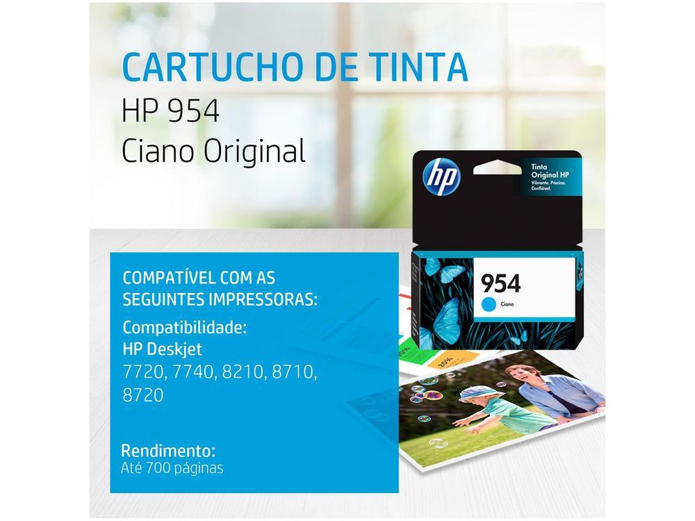 Cartucho de Tinta HP 954 Ciano - 2