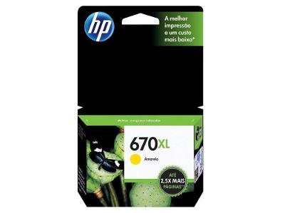 Cartucho de Tinta HP 670 XL Amarelo