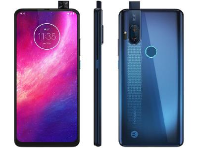 Smartphone Motorola One Hyper 128GB Azul Oceano - 4G 4GB RAM 6,5” Câm. Dupla + Câm Selfie 32MP