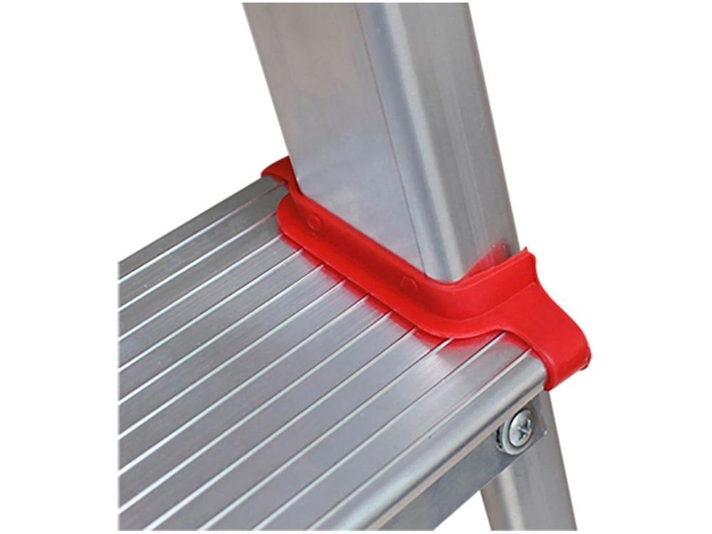 Banco Escada 2 Degraus de Alumínio Dobrável  - 4