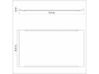 Bandeja Inox para Servir Retangular Tramontina Quadrata 57x32cm - 5
