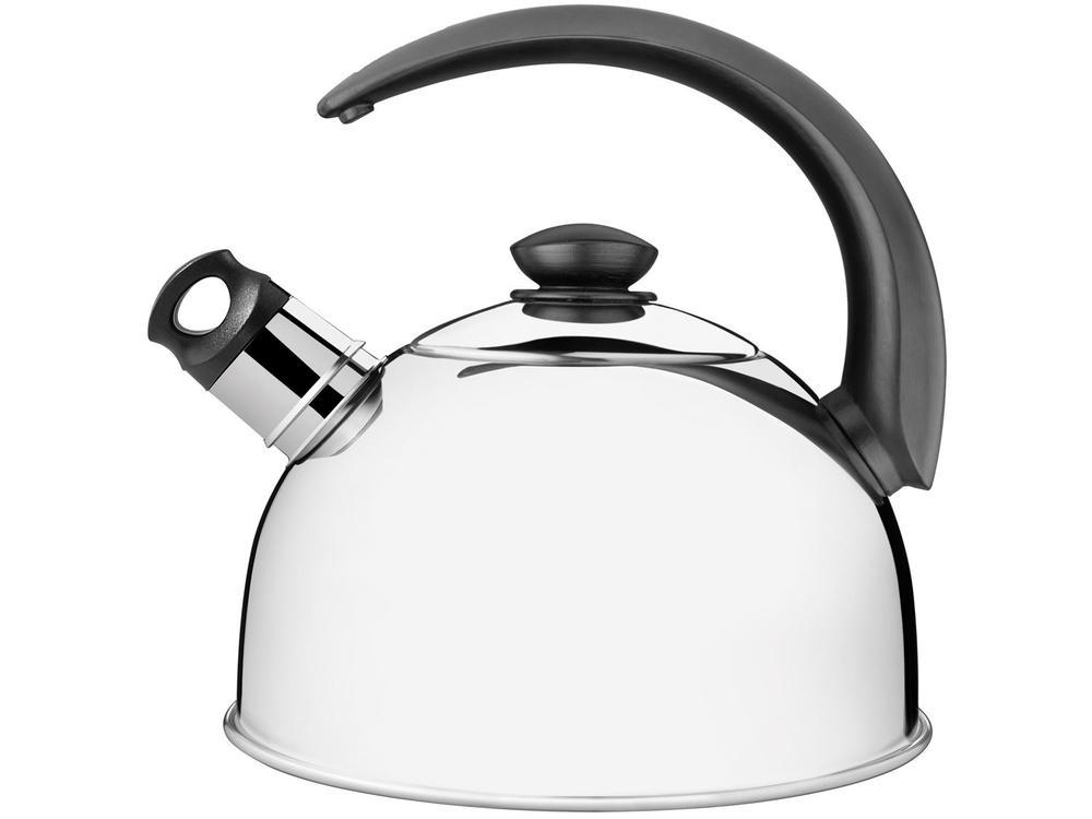 Chaleira Tramontina Inox com Apito Prata 3L - 1