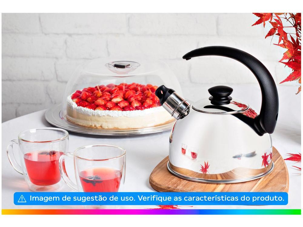 Chaleira Tramontina Inox com Apito Prata 3L - 2