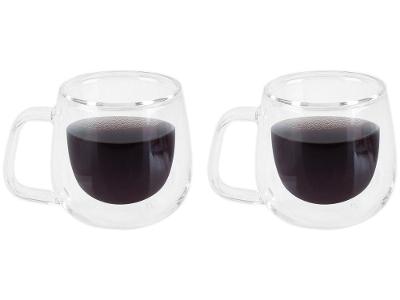 Jogo de Xícaras de Chá e Capuccino 200ml Tramontina Vidro Duplo 64760450 2 Peças