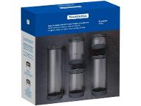 Jogo de Potes de Vidro Hermético Tramontina com Tampa Redondo Purezza 5 Peças - 4