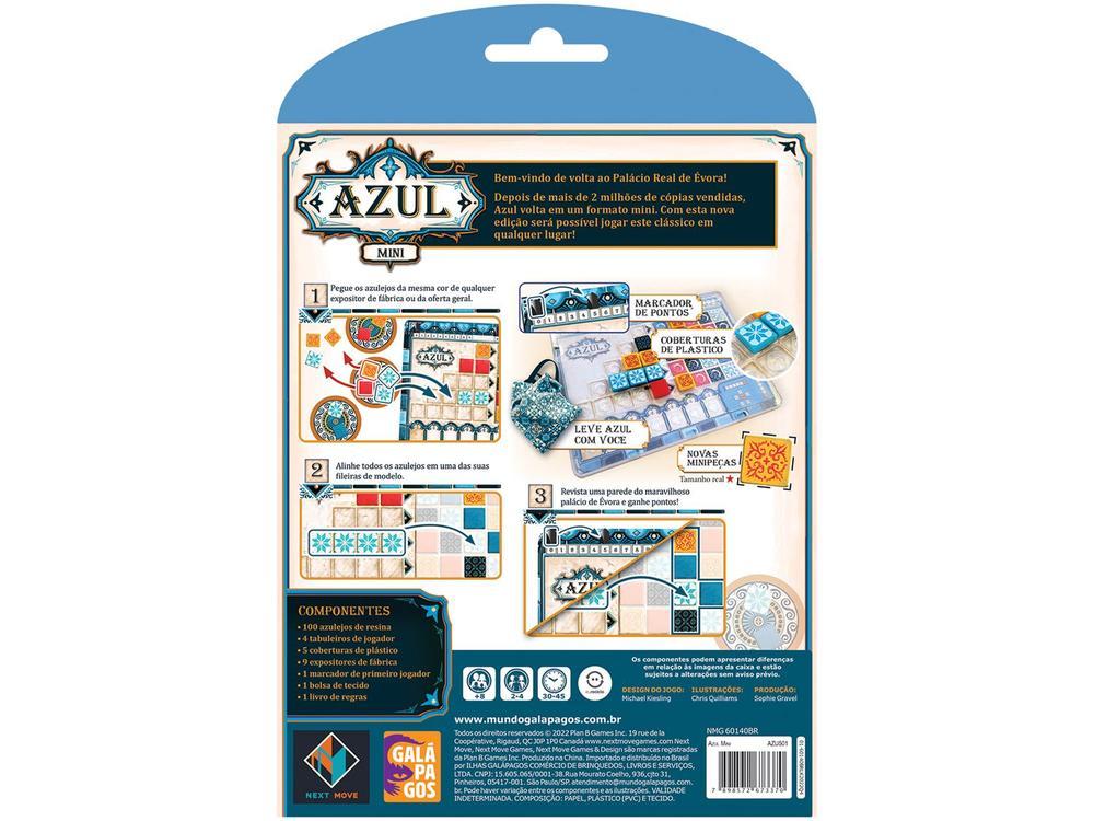 Jogo Mini Tabuleiro Azul Galápagos  - 4