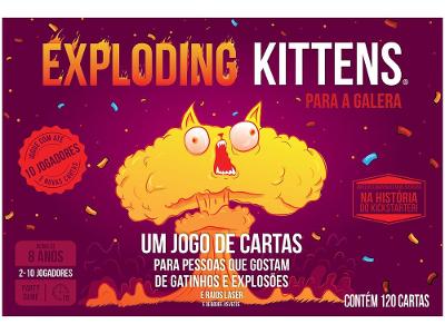 Jogo Exploding Kittens Para a Galera Galapagos