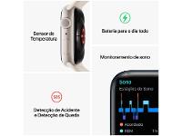 Apple Watch Series 8 41mm GPS Caixa Estelar Alumínio Pulseira Esportiva Estelar - 8
