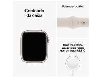 Apple Watch Series 8 41mm GPS Caixa Estelar Alumínio Pulseira Esportiva Estelar - 9