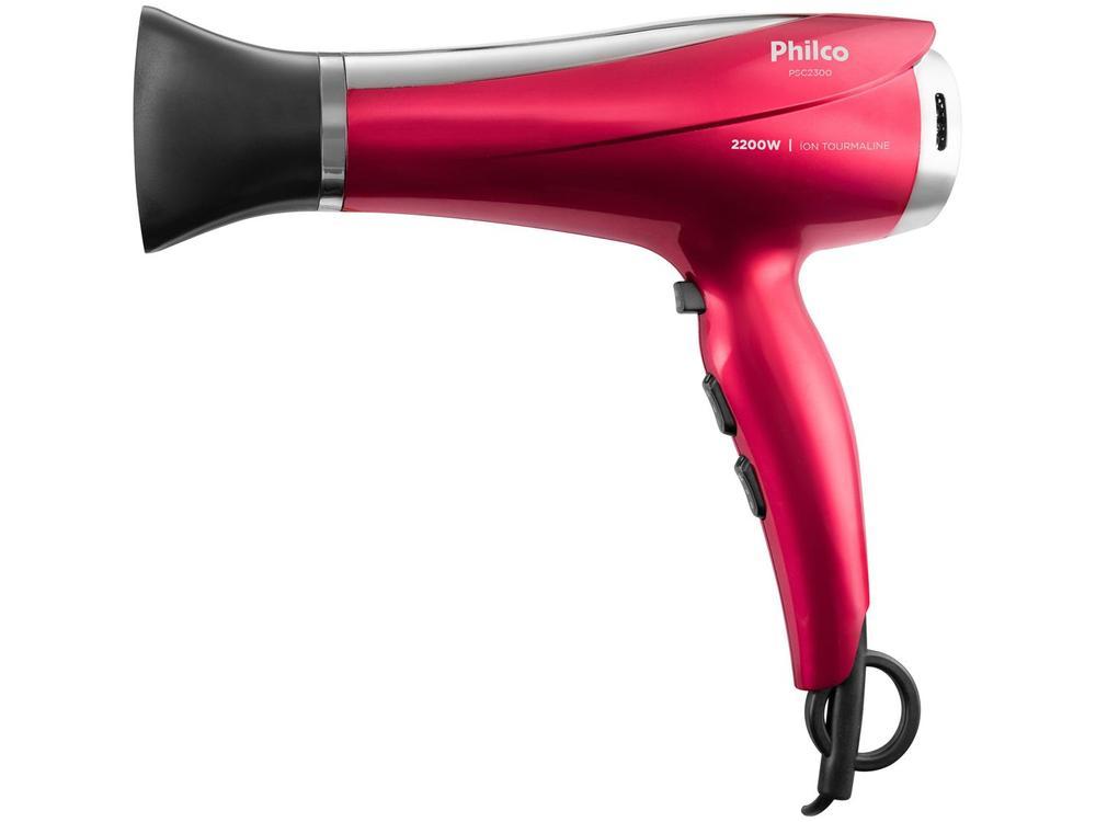 Secador de Cabelo Philco Íons Tourmaline Cherry 2200W 2 Velocidades PSC2300 - 10