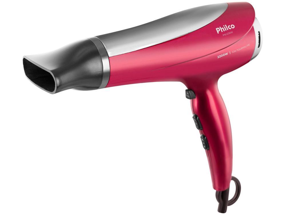 Secador de Cabelo Philco Íons Tourmaline Cherry 2200W 2 Velocidades PSC2300 - 16