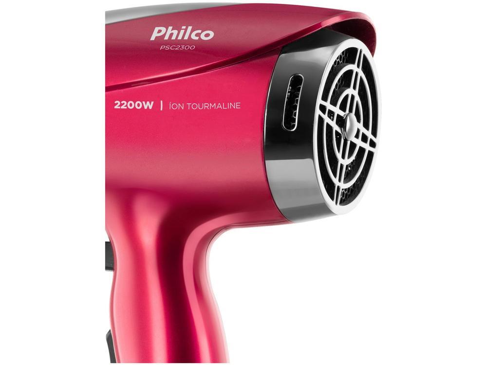 Secador de Cabelo Philco Íons Tourmaline Cherry 2200W 2 Velocidades PSC2300 - 18
