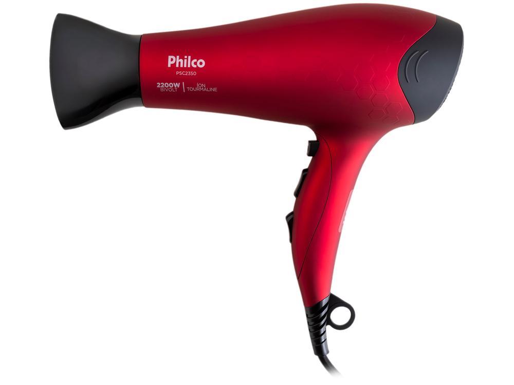 Secador de Cabelo Philco Íons Tourmaline Cherry 2200W 2 Velocidades PSC2350 - 4