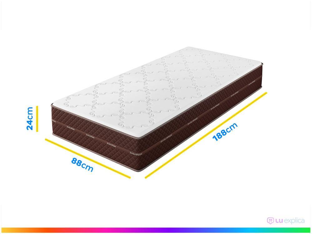 Colchão Solteiro Prorelax de Espuma D-65 24x88x188cm Diplomata - 4