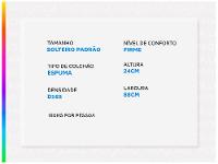 Colchão Solteiro Prorelax de Espuma D-65 24x88x188cm Diplomata - 3