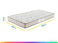 Colchão Solteiro Padrão Prorelax de Espuma D26 14x88x188cm Azaléia