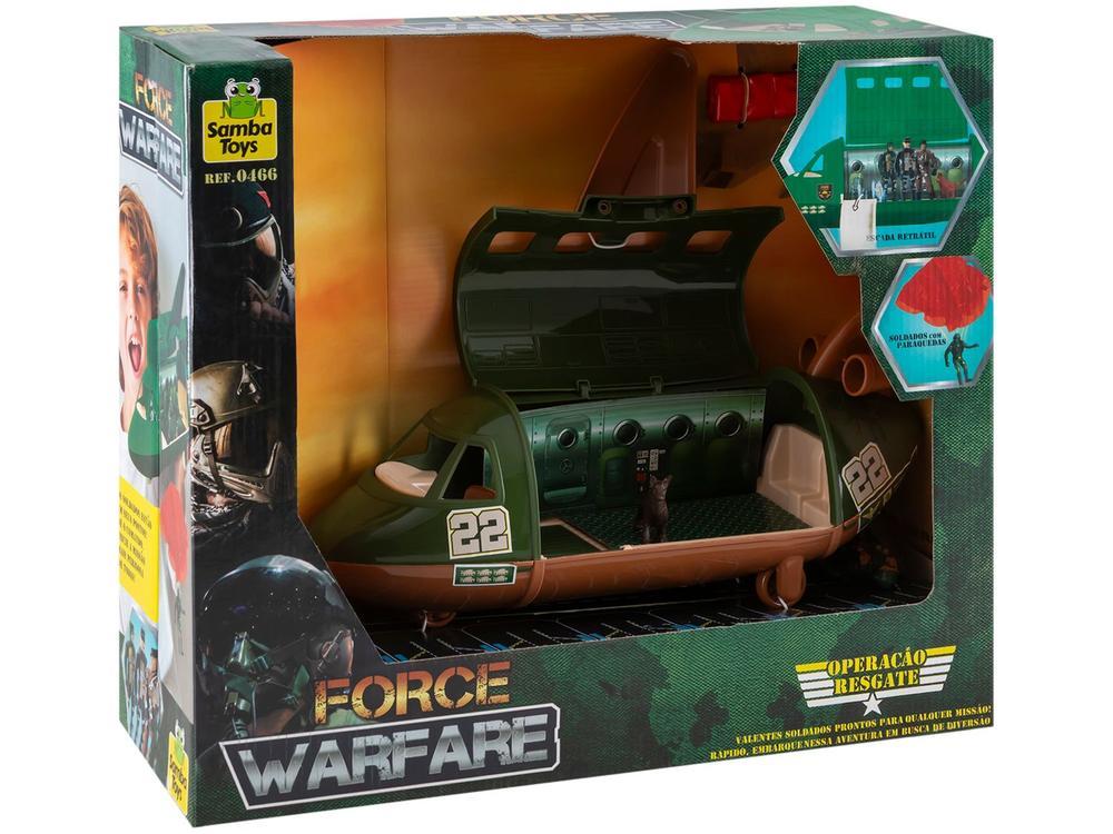 Mini Avião Militar Force Warfare com Acessórios - 7