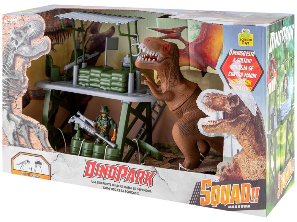Playset Militar Dino Park Samba Toys 4 Peças - 5