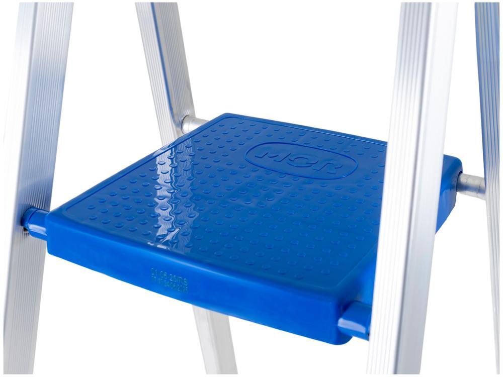 Escada de Alumínio 6 Degraus Doméstica Mor - 6