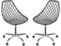 Kit Cadeira Escritório Secretária 2 Unidades Kaila Office - 1