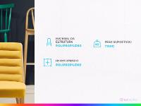 Kit Cadeira Escritório Secretária 2 Unidades Kaila Office - 2