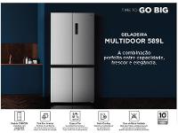 Geladeira/Refrigerador TCL Frost Free Inox French Door 589L Multidoor C589CDN1 - 2