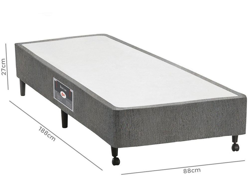 Base Cama Box Solteiro Castor 27x88x188cm Lux - 2