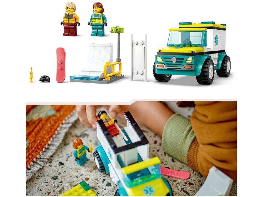 LEGO City Ambulância de Emergência e Snowboarder  - 7