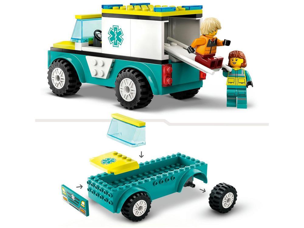LEGO City Ambulância de Emergência e Snowboarder  - 8