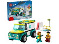 LEGO City Ambulância de Emergência e Snowboarder  - 1