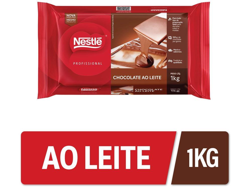 Barra Chocolate Profissional ao Leite 1kg Nestlé - 2