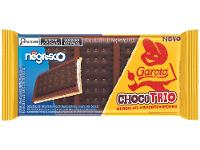 Barra de Chocolate Negresco Chocotrio Branco e Chocolate Amargo 90g Garoto - 1