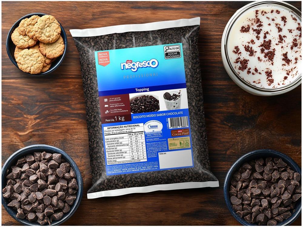 Biscoito Triturado Chocolate com Baunilha Negresco Nestle 1kg - 3