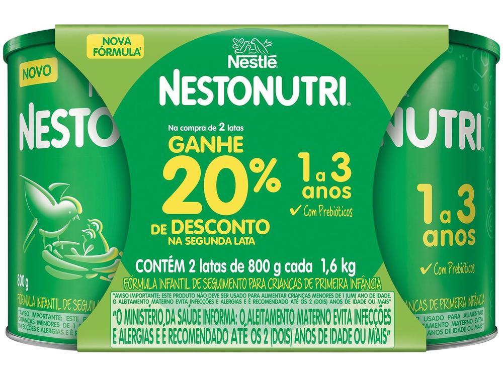 Fórmula Infantil Nestronutri Leite Nestle 1,6kg 2 Unidades - 1