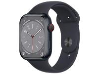 Apple Watch Series 8 45mm GPS + Cellular Caixa Meia-noite Alumínio Pulseira Esportiva - 1