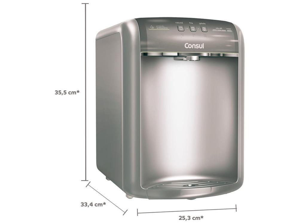 Purificador de Água Consul CPB36AF Com Refrigeração por Compressor Titanium - 9