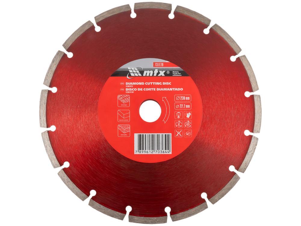Disco de Corte Diamantado 22,2mm MTX - 1