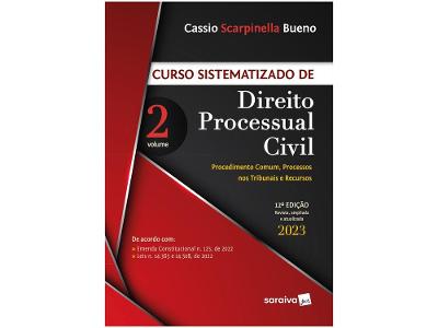 Livro Curso Sistematizado de Direito Processual Civil Vol 2 Cassio Scarpinella Bueno