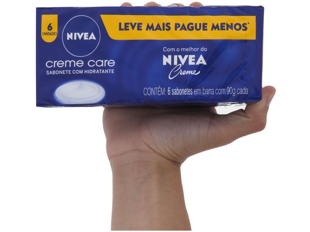 NIVEA Sabonete em Barra Creme Care Promo 6 uni 90g - 13