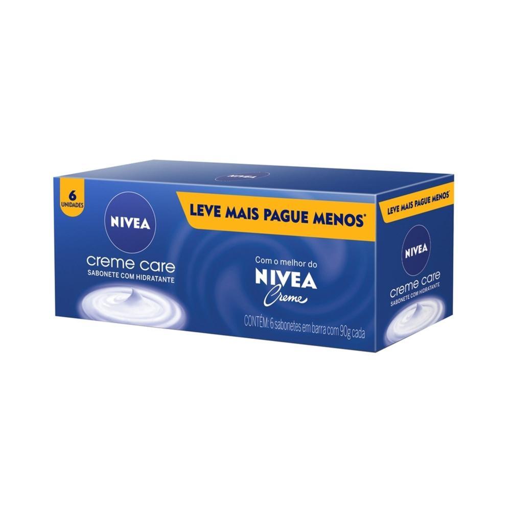 NIVEA Sabonete em Barra Creme Care Promo 6 uni 90g - 1