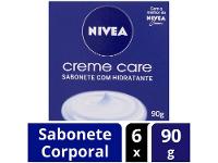 NIVEA Sabonete em Barra Creme Care Promo 6 uni 90g - 9