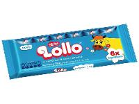 Barra de Chocolate Lollo Flowpack Chocolate Recheado com Leite Maltado 114g com 6 Unidades Nestle - 6