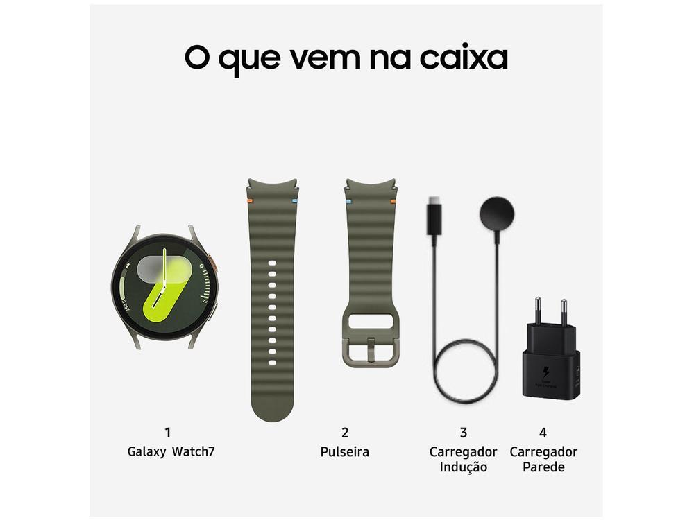 Smartwatch Samsung Galaxy Watch7 44mm Verde 32GB Bluetooth - 3